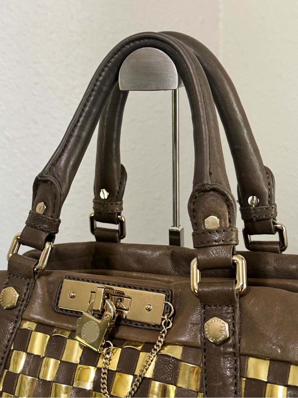 Marc Jacobs Metal Check Groovee Bag - Picture 10 of 16
